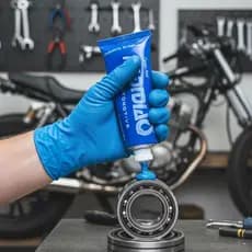 Kit 3 Graxa Azul 80g Bisnaga Radnaq rolamentos juntas cubos