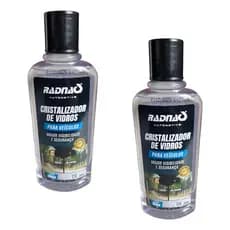 2x Cristalizador Parabrisa Vidro Viseira Capacete Box Radnaq