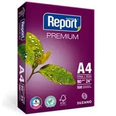 Papel Sulfite A4 90g 100 - 300 - 500 folhas  Report Premium