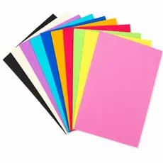 Kit Eva 40x48cm Cartolina Placa Emborrachada Cor Lisa
