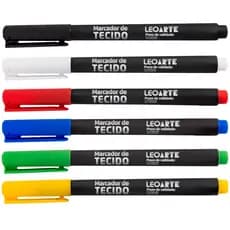 Caneta para Tecido Risco Desenho Marcador Tecido Uniforme Cores Tipo Acrilpen
