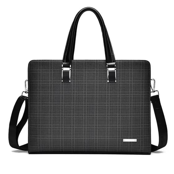 Bolsa de Negócios Casual Masculina de Grande Capacidade, Pasta para Computador de Alta Qualidade