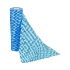 Toalha de Cozinha Rolo Azul 3 Panos Multiuso Super Absorvente Lavável Reutilizável