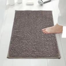 Tapete antiderrapante 60x40 macio poliéster banheiro cozinha multiuso absorvente lavável
