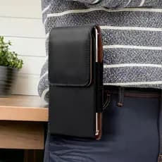 Capa de Celular com Suporte Para Cinto 5.0 /6.5/ e 6.8 Polegadas Modelos Variados Suporte Para Celular