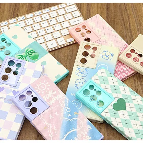 Capa Estampada Feminina kwaii Galaxy S22 Ultra