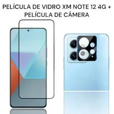 Película De Câmera + Película de vidro 3D XM Redmi Note 12 4G