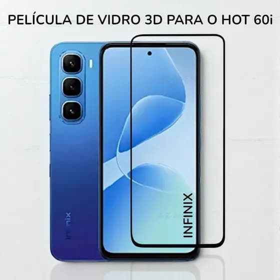 Película De Vidro Compatível Para O Infinix Hot 60i