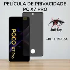 Película De Vidro 3D Privativa Para Pc X7 Pro Com Furo Para Digital