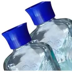 Garrafa de Água para Geladeira Vidro com Tampa Automática Jarra Suco e Agua 1 litro Garrafas Rio 1L