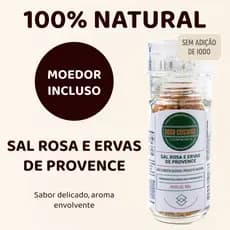 Moedor de Sal Rosa do Himalaia Ervas de Provence 100% Natural | Temperos e Especiarias – Dona Cúrcuma
