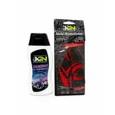 Kit Silicone Gel Perfumado Automotivo  e Aromatizante em Folha KN