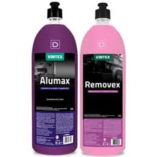 Kit Alumax + Removex Limpeza Pesada Chassi Alumínio Motor
