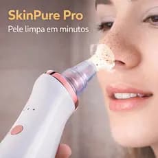 Aspirador de Cravos SkinPure Pro | Removedor de Cravos Elétrico Limpeza de Pele Recarregável