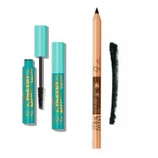 Kit maquiagem olhos Máscara para cílios Mega Blaster  7ml+ 1 lápis preto matte 1,1g - Avon
