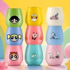 Kit 3 Copos Lembrancinha Festa Infantil Personagens 300ml Organizador Multiuso Porta Lápis Pinceis