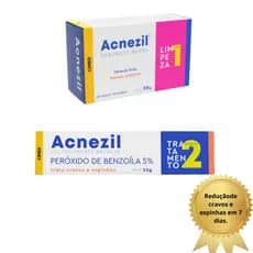Acnezil: Sabonete para Pele Acneica + Peroxido de Benzoila