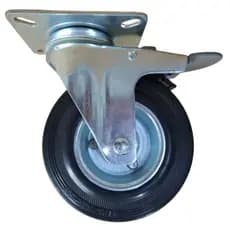 RODA 5 POLEGADAS 512 COM FREIO CAP 100KG