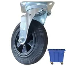 RODA 8X2 GIRATORIA CAPACIDADE PARA 200KG POR RODIZIO