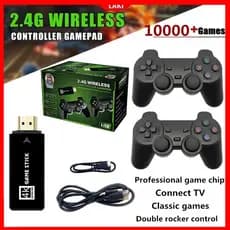 Video Game Stick 4K original U8 TV console de Família Videogame Clássico sem fio Box com controle sem fio 2.4G integrado no jogo etro Família de 10000 jogos