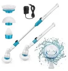 Elimine a Sujeira com o Esfregão Escova de Limpeza Vassoura Eletrica Sem Fio BiVolt Spin Scrubber!