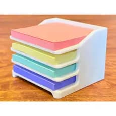 Mini Bandeja para Post-it – Organizador de Mesa Compacto e Moderno