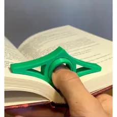 Anel para Leitura, Suporte de Página para Livros. Leitura com Uma Mão, Leve, Envio Sortido.