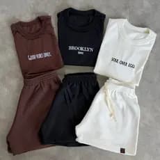 Conjunto Feminino basico short feminino cropped basico feminino conjunto academia para seu dia a di conjunto alfaiataria