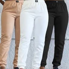 Calça feminina moletom calça Jogger grossa cos alto veluda por dentro  conjunto moletom calça de frio