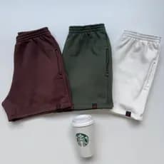kit 3 short feminino com bolso no moletom confortável para seu dia a dia bermuda feminina moletom