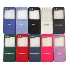 Capa Case Capinha  Slim Aveludada   Para  Galaxy Z Flip 5 5g