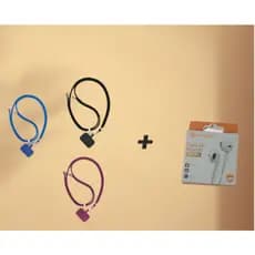 Kit 3 Cordões Para Smartphone + Fone de ouvido