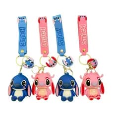Chaveiro Disney stitch Casal, Mochila. Pingente Acessórios Desenhos Animados, Pingente Chave Do Carro, Decoração
