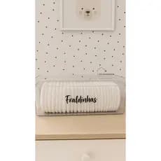 Organizador Acrílico Transparente para Fraldas de Bebê