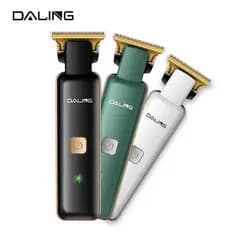 Máquina De Cortar Cabelo Profissional Sem Fio Daling Modelo novo Maquiniha a Bateria Barbeiro Salão de Beleza Aparador Elétrico Casa Barbearia