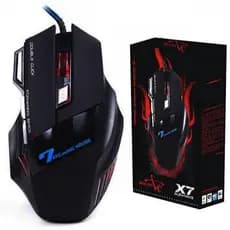 Mouse Lehmox Gamer RBG DPI Ajustável LEY - X7 Com Fio Original