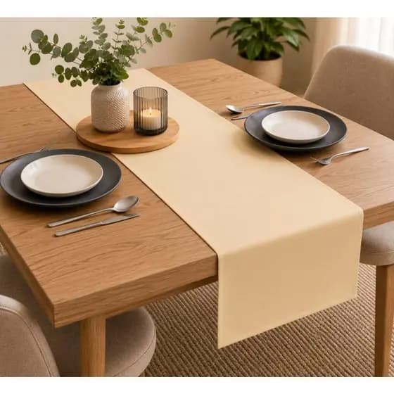 Caminho De Mesa Trilho Tecido Oxford Premium Elegante 4 e 6 Lugares Diversas cores Duravel