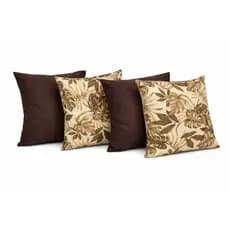 Capas De Almofadas Kit Com 4 Capas 2 Sued e 2 Jacquard 45x45