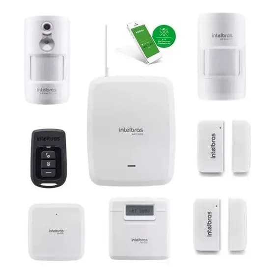 Kit Alarme Intelbras Sem Fio | Sensor com Câmera + Controle pelo Celular + Sirene + Fácil Instalação