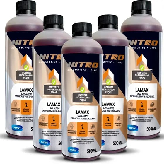 Kit 2 a 5 Lamax Shampoo Automotivo Remove Lama e Sujeira Pesada Limpeza Profunda