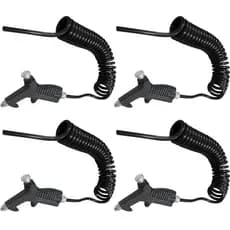 Kit 2 ou 4 Mangueiras de ar pressurizada 3.5mts para limpeza + bico