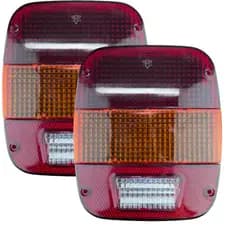 Kit 2 Lanternas Traseiras Ford Cargo Tipo Marmitão Universal Caminhão Cargo Alta Resistência