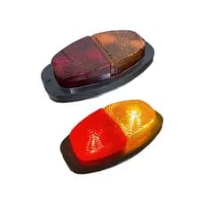 Lanterna Canoinha LED/Halogénio para Carretinha e Carretas em Geral Traseira Universal Alta Resistência