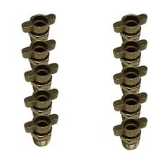 KIT 10 Dreno Purgador 1/4 Para Tirar Água Do Tanque Do Compressor