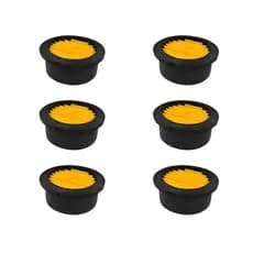 6 Elemento Papel para Silenciador para Compressor 1/4 3/8 E 1/2 AÇO ODIN