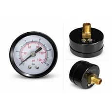 Manômetro Horizontal Rosca 1/8 40mm 150 Psi para Compressor