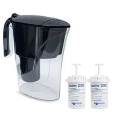 Kit Jarra Purificadora Portátil de Água Alcalina Pratic Ulfer + 2 Filtros
