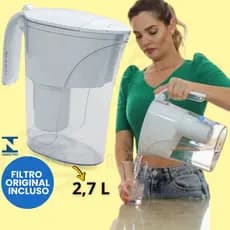 Jarra Purificadora De Água Super Alcalina Ionizada Nanotecno Pratic Ulfer Bacfree Branco