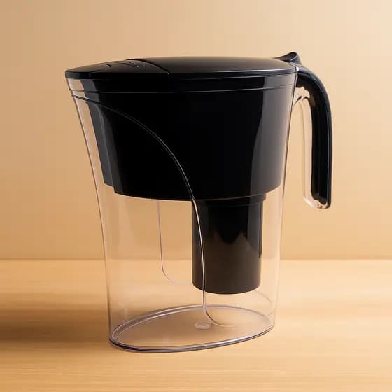 Ulfer Jarra Pratic Ph+ Purificadora de Água Super Alcalina Ionizada Nanotecno Cor Preto