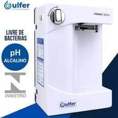 Purificador Ulfer Classic Plus Água Ionizada Alcalina 10 Etapas Ecopure® Retrolavagem